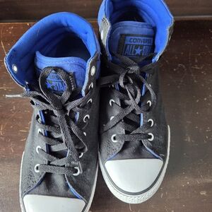 Converse All Star High-Top Sneakers - Black and Blue